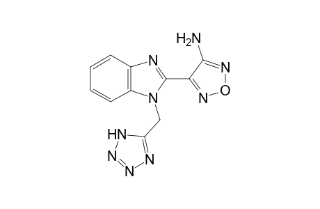 1,2,5-Oxadiazol-3-amine, 4-[1-(1H-1,2,3,4-tetrazol-5-ylmethyl)-1H-1,3-benzimidazol-2-yl]-