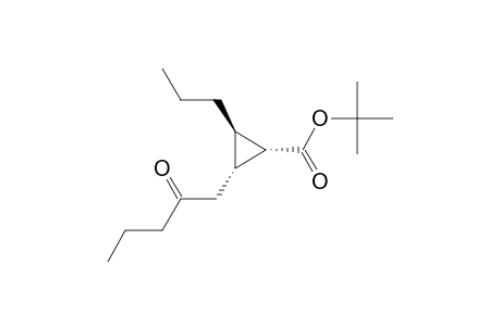 CIS-(+/-)-TERT.-BUTYL-2-(2-OXOPENTYL)-3-PROPYL-1-CYCLOPROPANECARBOXYLATE