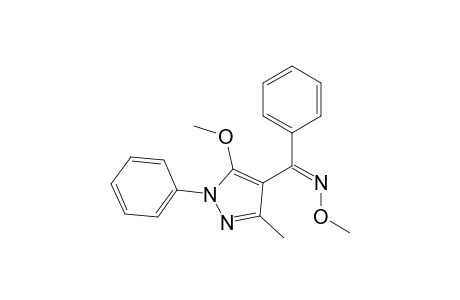 (Z)-methoxy-[(5-methoxy-3-methyl-1-phenyl-pyrazol-4-yl)-phenyl-methylene]amine