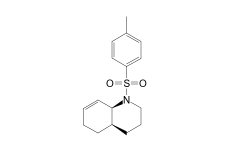 CIS-1,2,3,4,4A,5,6,8A-OCTAHYDRO-1-(PARA-TOLYLSULFONYL)-QUINOLINE