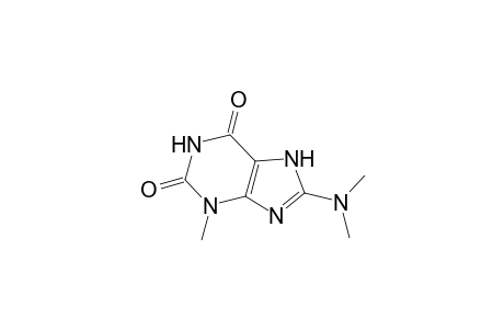 8-(dimethylamino)-3-methyl-7H-purine-2,6-dione