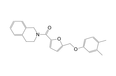 2-{5-[(3,4-dimethylphenoxy)methyl]-2-furoyl}-1,2,3,4-tetrahydroisoquinoline