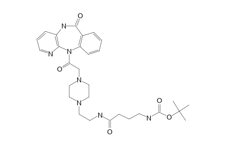 5,11-Dihydro-11-[4-[2-(N-[4-T-butyloxycarbonyl-amino-1-oxobutyl]amino)ethyl]-1-piperazinoacetyl-pyrido[2,3-B][1,4]-benzodiazepin-6-one