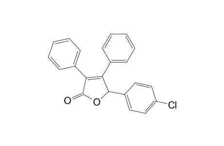 2(5H)-Furanone, 5-(4-chlorophenyl)-3,4-diphenyl-