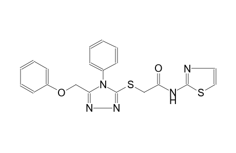 acetamide, 2-[[5-(phenoxymethyl)-4-phenyl-4H-1,2,4-triazol-3-yl]thio]-N-(2-thiazolyl)-