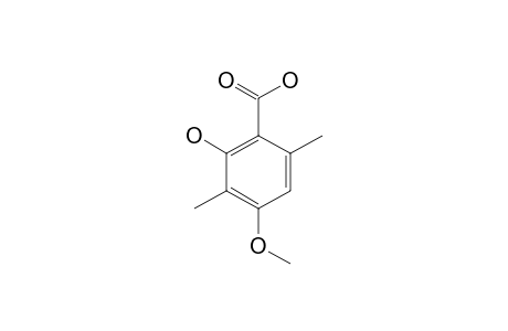 2-HYDROXY-4-METHOXY-3,6-DIMETHYL-BENZOIC-ACID