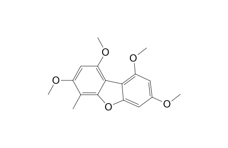 Dibenzofuran, 1,3,7,9-tetramethoxy-4-methyl-