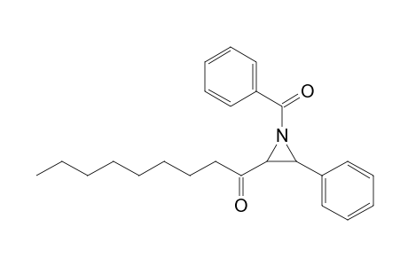 N-Benzoyl-2-(1-oxononyl)-3-phenylaziridine