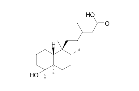 4.beta.-hydroxyclerodan-15-oic acid