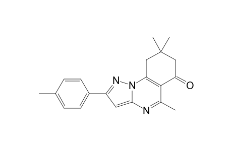 5,8,8-TRIMETHYL-2-(4-METHYLPHENYL)-8,9-DIHYDROPYRAZOLO-[1,5-A]-QUINAZOLIN-6(7H)-ONE