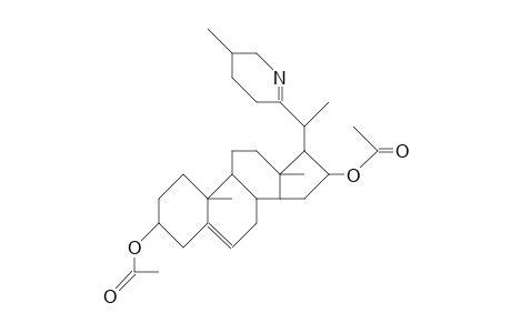 16-(Acetyloxy)-20-(5-methyl-3,4,5,6-tetrahydro-2-pyridinyl)pregn-5-en-3-yl acetate