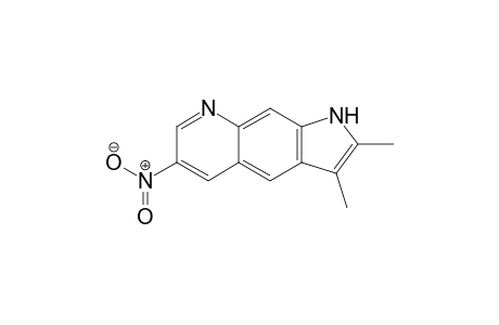 2,3-Dimethyl-6-nitropyrrolo(3,2-g)quinoline