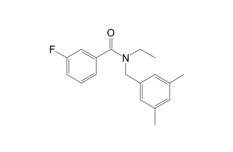 Benzamide, 3-fluoro-N-(3,5-dimethylbenzyl)-N-ethyl-