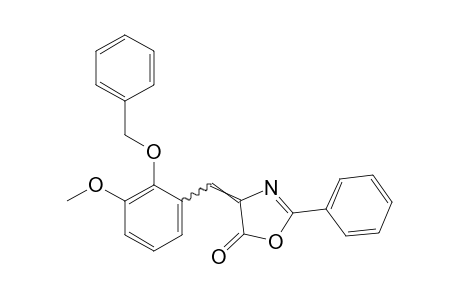 4-[2-(benzyloxy)-3-methoxybenzylidene]-2-phenyl-2-oxazolin-5-one