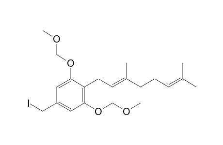 2-[(2E)-3,7-dimethylocta-2,6-dienyl]-5-(iodanylmethyl)-1,3-bis(methoxymethoxy)benzene