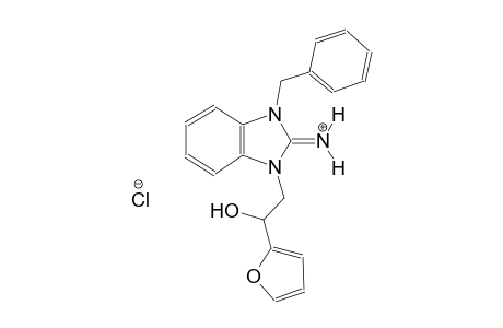 1-benzyl-3-[2-(2-furyl)-2-hydroxyethyl]-1,3-dihydro-2H-benzimidazol-2-iminium chloride