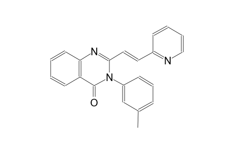 3-(3-methylphenyl)-2-[(E)-2-(2-pyridinyl)ethenyl]-4(3H)-quinazolinone