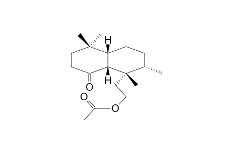 (1R,2R,8AS)-8-OXO-1-(2-ACETOXYETHYL)-1,2,5,5-TETRAMETHYL-CIS-DECALINE