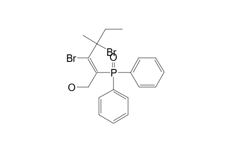 (2E)-3,4-DIBROMO-2-DIPHENYLPHOSPHINOYL-4-METHYLHEX-2-EN-1-OL