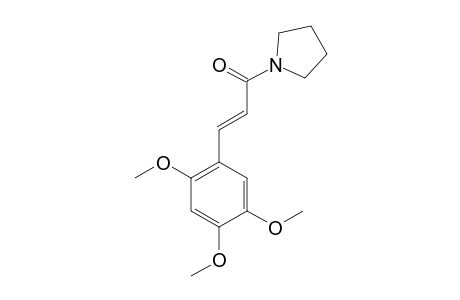 SARMENTAMIDE-C;N-(2,4,5-TRIMETHOXYCINNAMOYL)-PYRROLIDINE