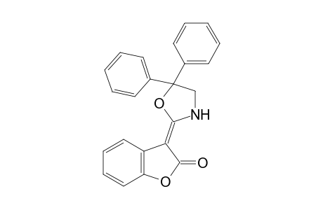 (3E)-3-(5,5-diphenyl-1,3-oxazolidin-2-ylidene)-1-benzofuran-2-one