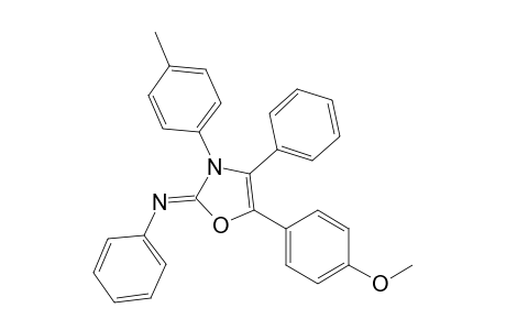 5-(4-Methoxyphenyl)-3-(4-methylphenyl)-4-phenyl-2-phenyliminooxazoline
