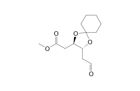 (3R*,4R*)-Methyl 6-Oxo-3,4-(1,1-cyclohexylidenedioxy)hexanoate