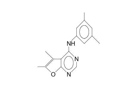5,6-Dimethyl-N-(3,5-dimethyl-phenyl)-furo(2,3-)dipyrimidin-4-amine