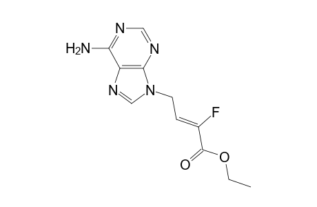 (Z)-4-(6-aminopurin-9-yl)-2-fluoro-2-butenoic acid ethyl ester