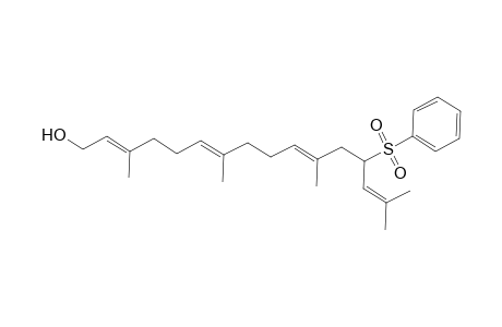 (2E,6E,10E)-3,7,11,15-Tetramethyl-13-(phenylsulfonyl)-2,6,10,14-hexadecatetraen-1-ol