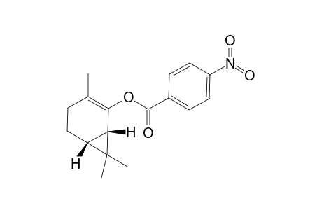 3,7,7-Triimethylbicyclo[4.1.0]hept-2-en-2-yl 4-nitrobenzoate