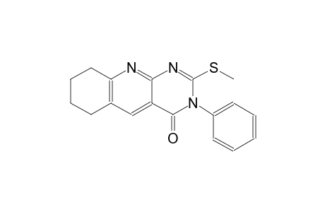 2-(methylsulfanyl)-3-phenyl-6,7,8,9-tetrahydropyrimido[4,5-b]quinolin-4(3H)-one