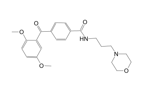 4-(2,5-dimethoxybenzoyl)-N-[3-(4-morpholinyl)propyl]benzamide