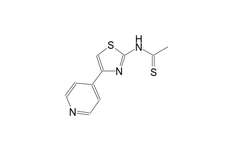 N-[4-(4-pyridinyl)-1,3-thiazol-2-yl]ethanethioamide