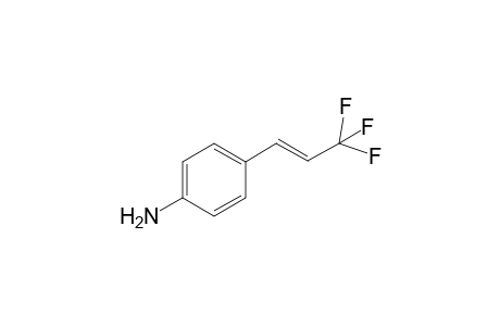 (E)-4-(3,3,3-trifluoroprop-1-en-1-yl)aniline