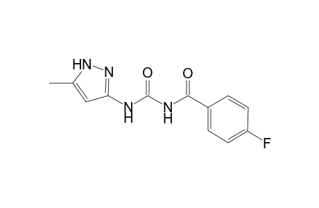 1-(4-Fluorobenzoyl)-3-(5-methyl-1H-pyrazol-3-yl)urea
