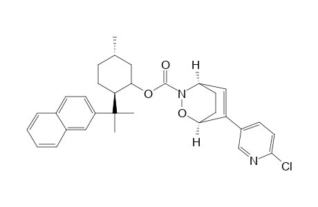 (1S,2R,5S)-5-Methyl-2-[1-methyl-1-(2-naphthyl)ethyl]cyclohexyl (1S,4R)-6-(6-Chloro-3-pyridyl)-2-oxa-3-aza-bicyclo[2.2.2]oct-5-ene-3-carboxylate