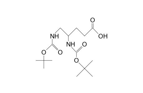 N,N-Di-T-butoxycarbonyl-4,5-diamino-valeric acid