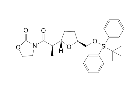 3-{(2' R)-2'-[5"-<(t-Butyldiphenylsilyl)oxymethyl>-tetrahydro-2"-furanyl]-propanoyl}-1,3-oxazolidin-2-one