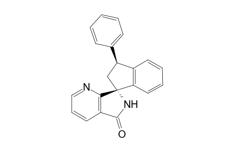 (1S,3R)-1-phenyl-5'-spiro[1,2-dihydroindene-3,7'-6H-pyrrolo[3,4-b]pyridine]one