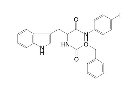 Carbamic acid, [1-(1H-indol-3-ylmethyl)-2-[(4-iodophenyl)amino]-2-oxoethyl]-, phenylmethyl ester