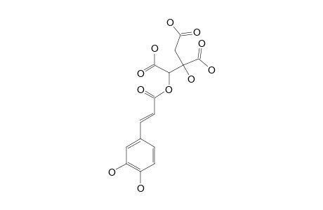(E)-3-CARBOXY-2-[3-(3,4-DIHYDROXYPHENYL)-PROP-2-ENYLOXY]-3-HYDROXY-PENTANEDIOIC-ACID;2-O-CAFFEOYL-HYDROXY-CITRIC-ACID