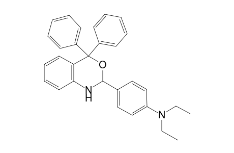 4-(4,4-Diphenyl-1,4-dihydro-2H-3,1-benzoxazin-2-yl)-N,N-diethylaniline