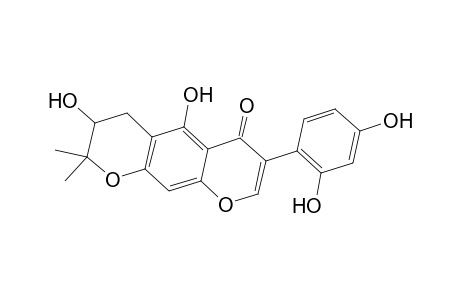 7-(2,4-Dihydroxyphenyl)-3,5-dihydroxy-2,2-dimethyl-3,4-dihydro-2H,6H-pyrano[3,2-g]chromen-6-one
