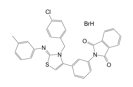 2-(3-{(2Z)-3-(4-chlorobenzyl)-2-[(3-methylphenyl)imino]-2,3-dihydro-1,3-thiazol-4-yl}phenyl)-1H-isoindole-1,3(2H)-dione hydrobromide