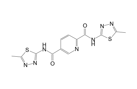 N~2~,N~5~-bis(5-methyl-1,3,4-thiadiazol-2-yl)-2,5-pyridinedicarboxamide