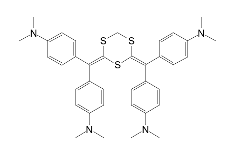 2,4-[Bis(4-dimethylaminophenyl)methylene]-1,3,5-trithiane