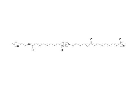Copolyester from ethylene glycol and butanediol (7:3) with azelaic acid