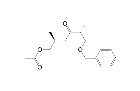 (2R,5S)-6-Acetoxy-1-(benzyloxy)-2,5-dimethylhexan-3-one
