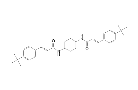 (2E)-3-(4-tert-butylphenyl)-N-(4-{[(2E)-3-(4-tert-butylphenyl)-2-propenoyl]amino}cyclohexyl)-2-propenamide
